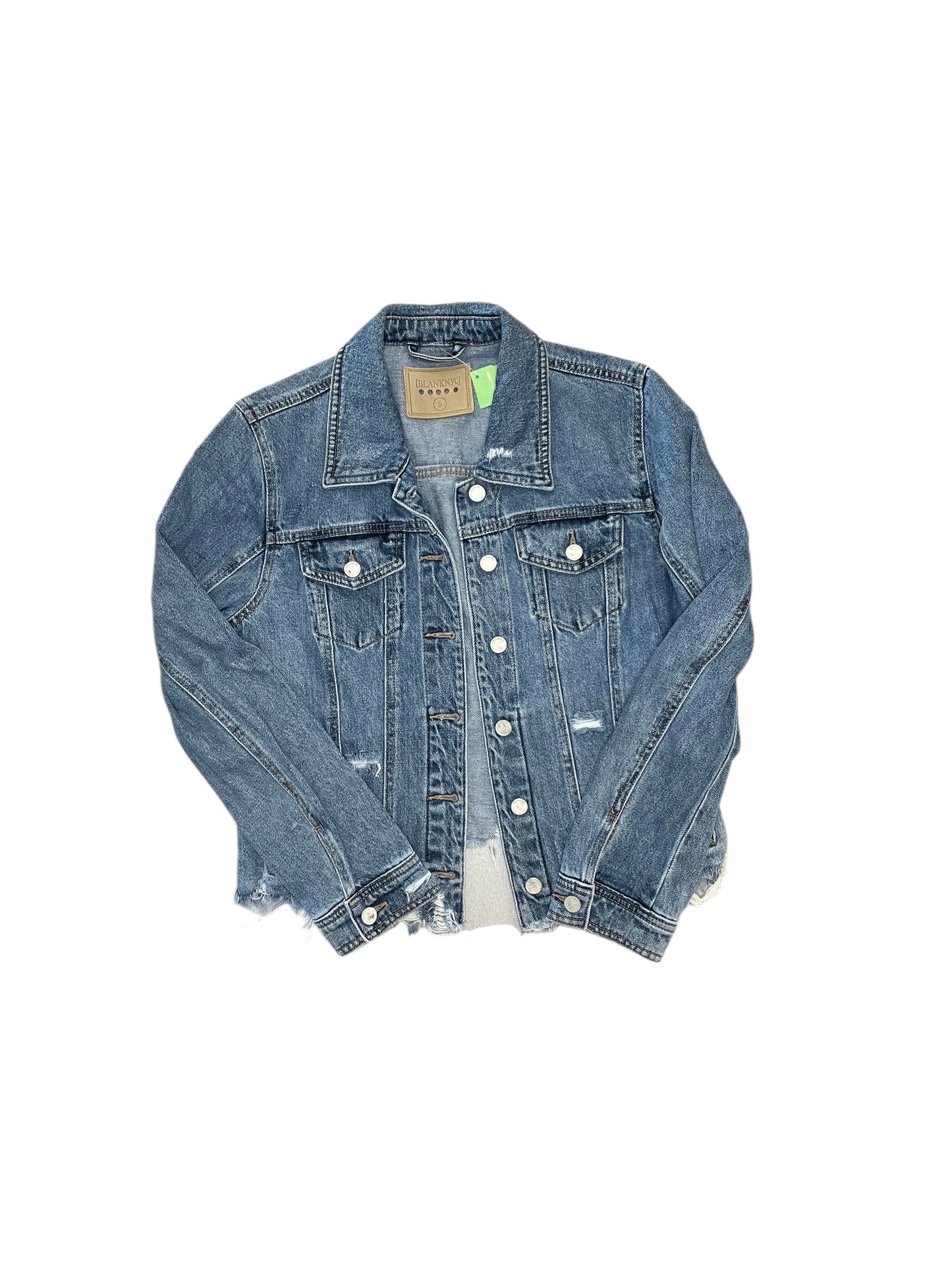 Jacket Denim By Blanknyc In Blue Denim, Size:S
