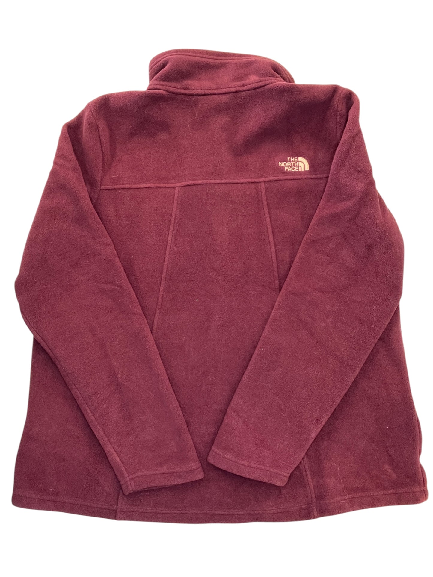 Jacket Fleece By The North Face In Maroon, Size:Xl