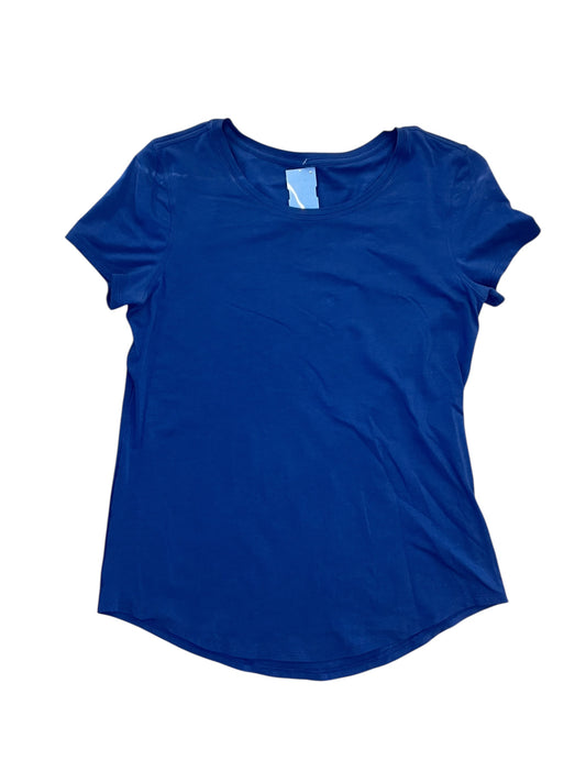 Athletic Top Ss By Lululemon In Blue, Size:S