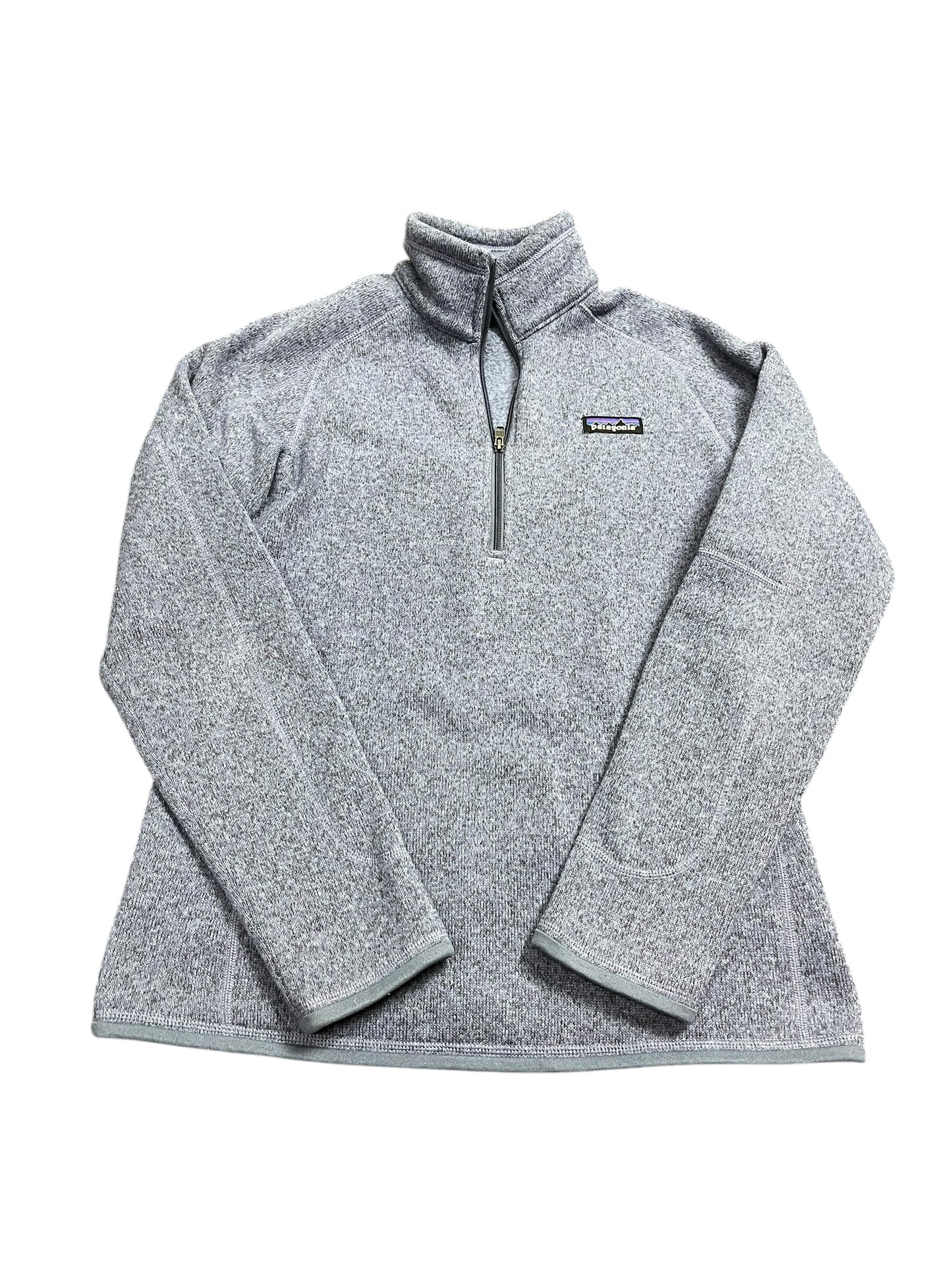 Athletic Jacket By Patagonia In Purple, Size:M