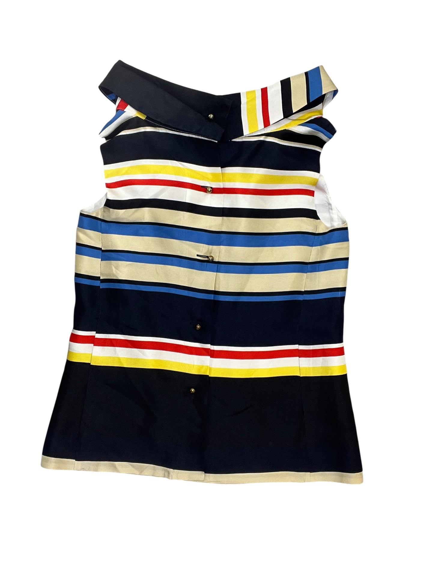 Blouse Designer By Kate Spade In Striped Pattern, Size:S