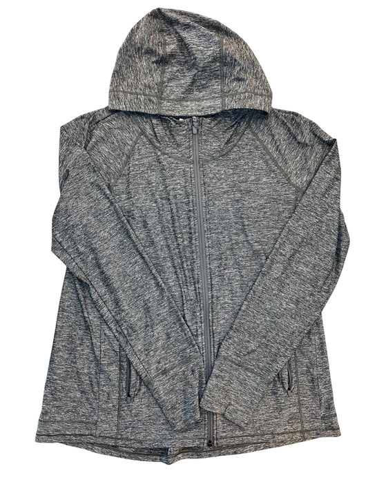 Athletic Jacket By Athleta In Grey, Size:L