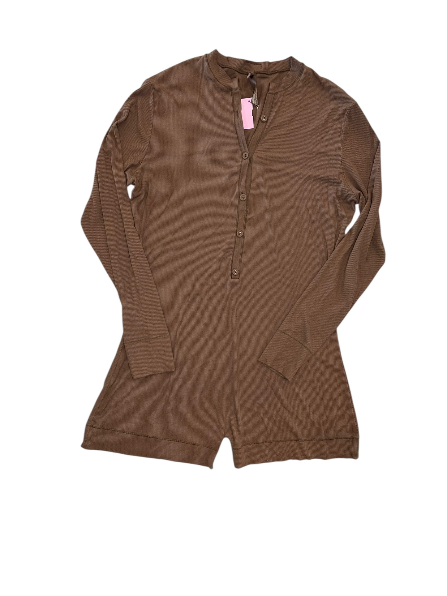 Romper By Skims In Brown, Size:Xl