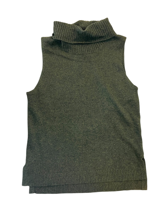 Top Sleeveless By J. Crew In Green, Size:L