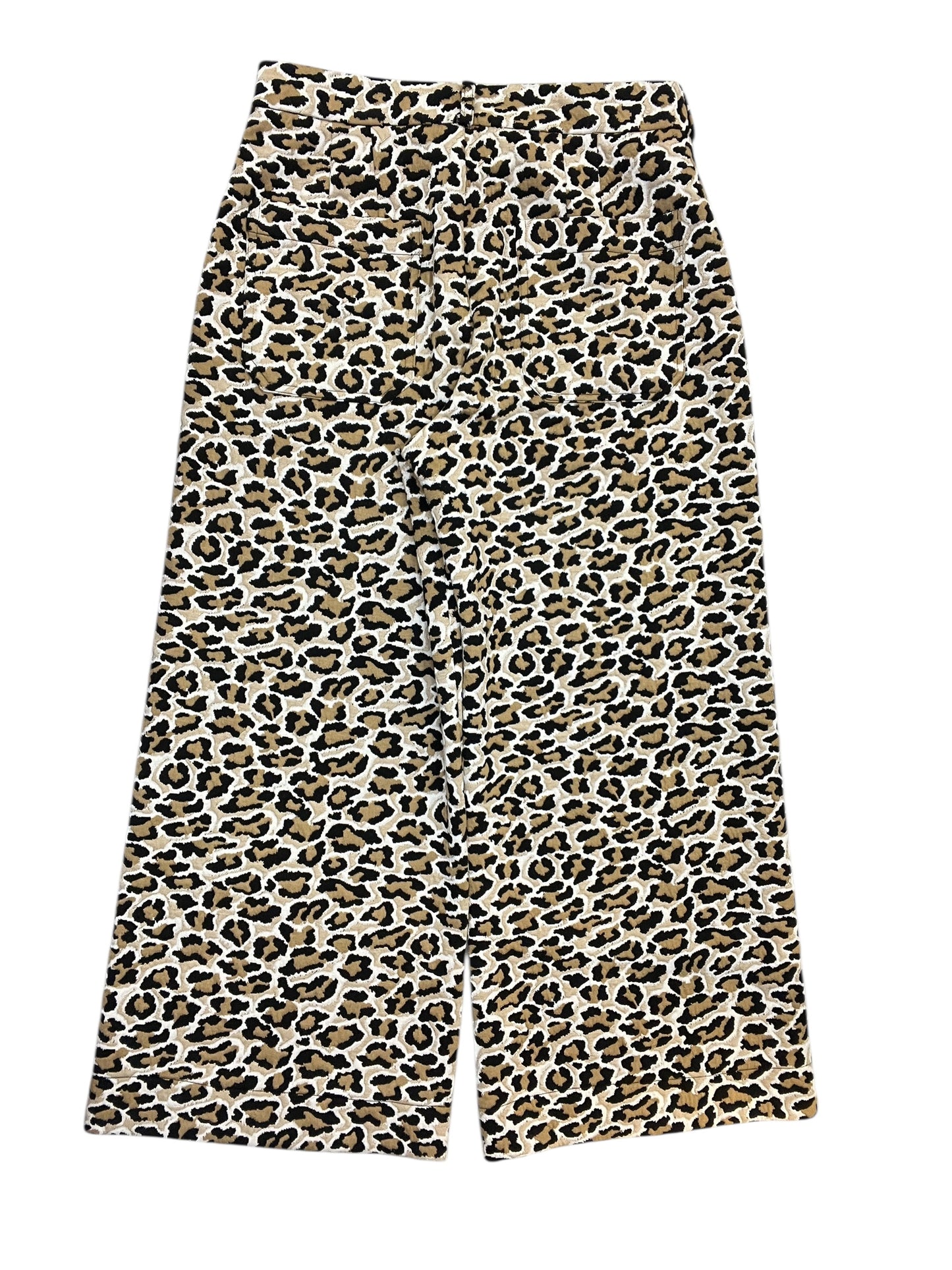 Pants Wide Leg By Maeve In Animal Print, Size:L