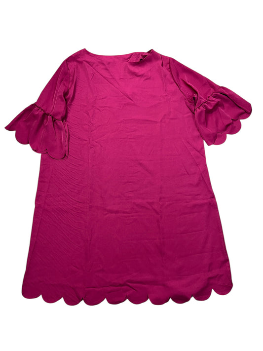 Dress Casual Short By Tickled Teal In Purple, Size:1X