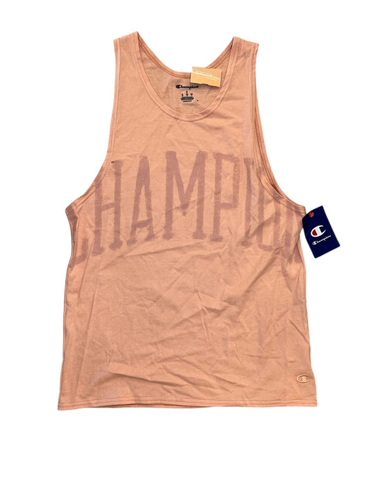 Athletic Tank Top By Champion In Orange, Size:S