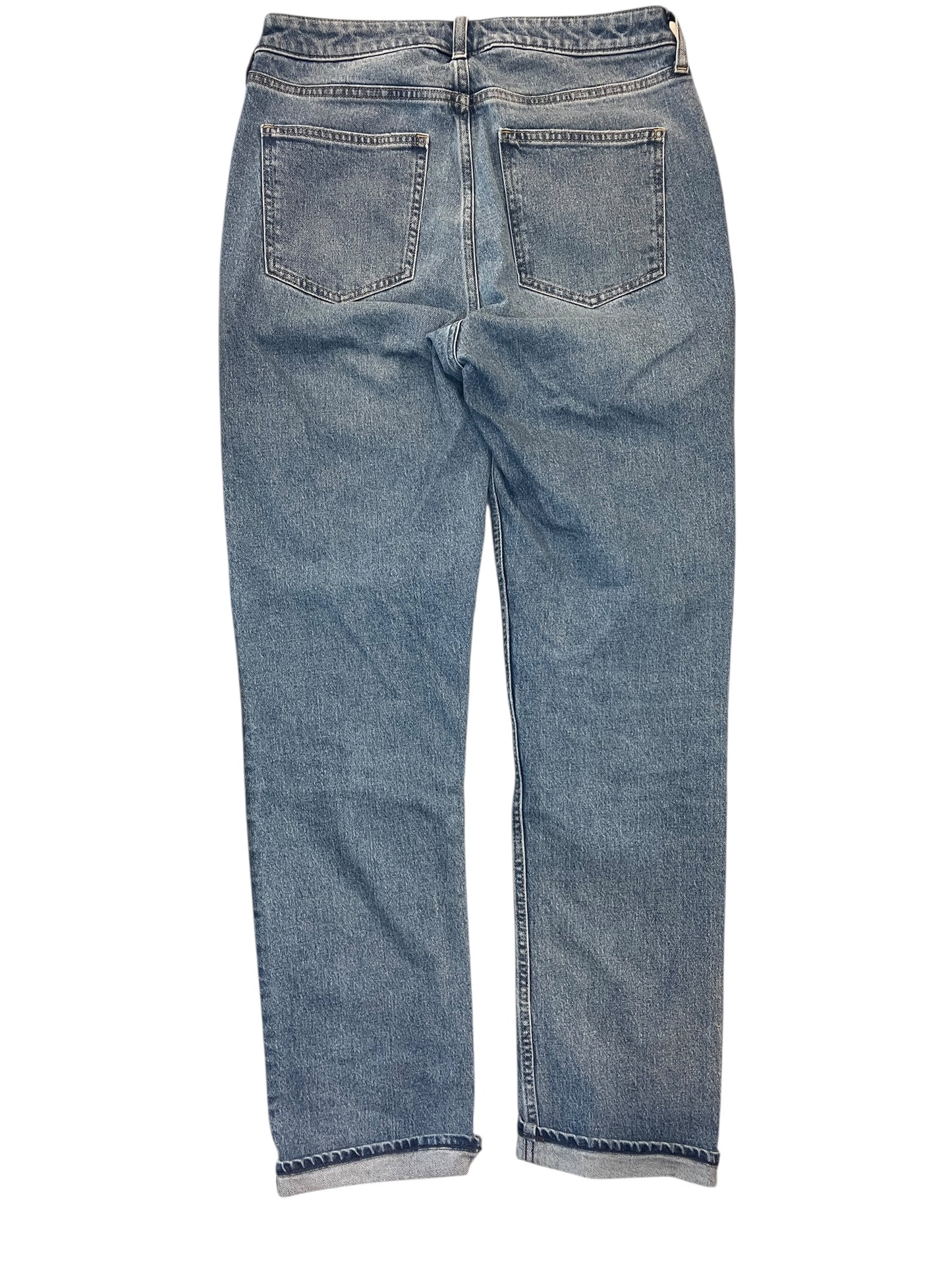 Jeans Straight By Gap In Blue Denim, Size:10L
