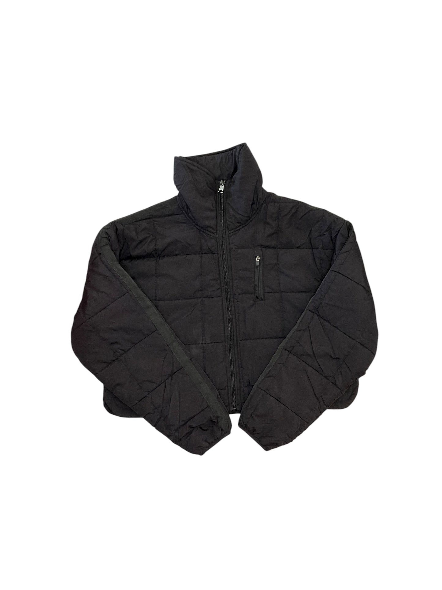 Jacket Puffer & Quilted By Love Tree In Black, Size:S