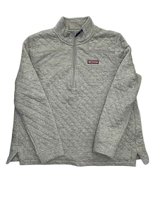 Sweatshirt Collar By Vineyard Vines In Grey, Size:Xl