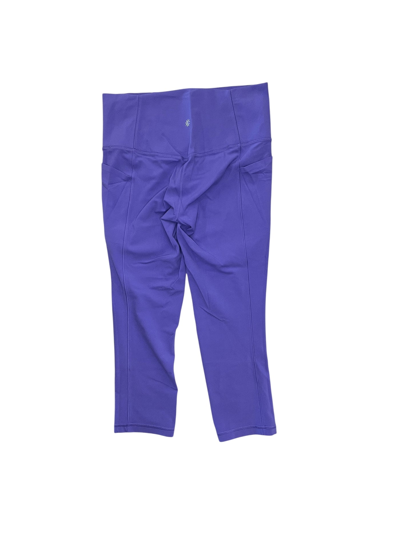Athletic Leggings By Athleta In Purple, Size:M