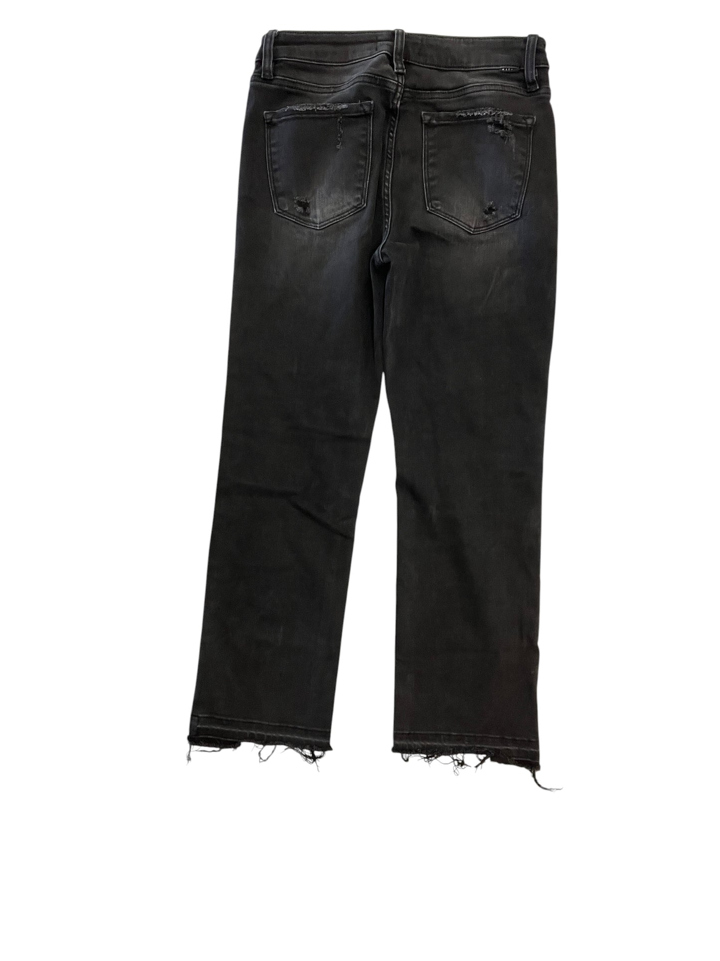 Jeans Boot Cut By Risen In Black Denim, Size:8