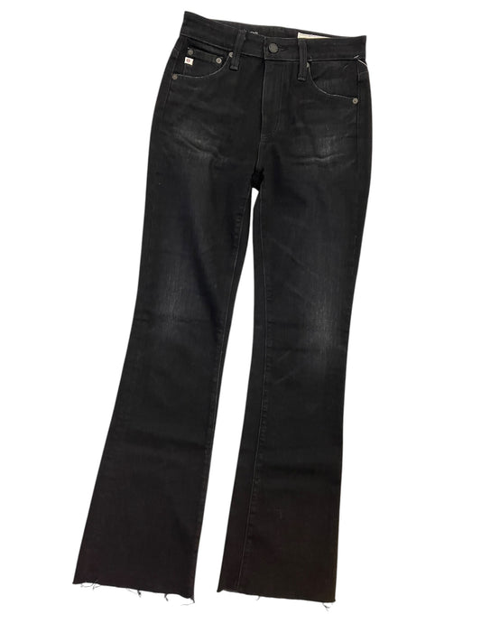 Jeans Boot Cut By Ag Jeans In Black Denim, Size:2