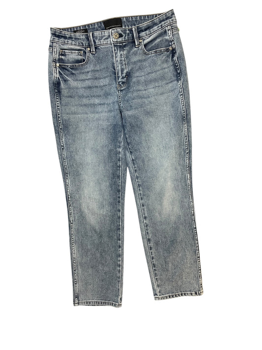 Jeans Straight By White House Black Market In Blue Denim, Size:6