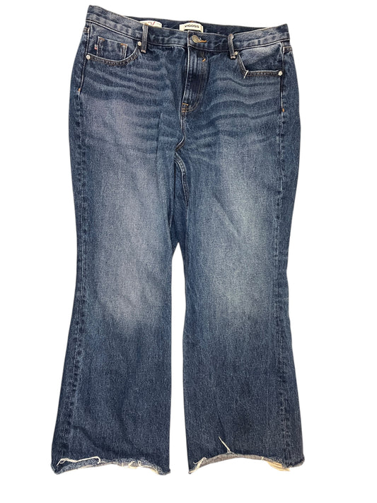 Jeans Wide Leg By Vigoss In Blue Denim, Size:16