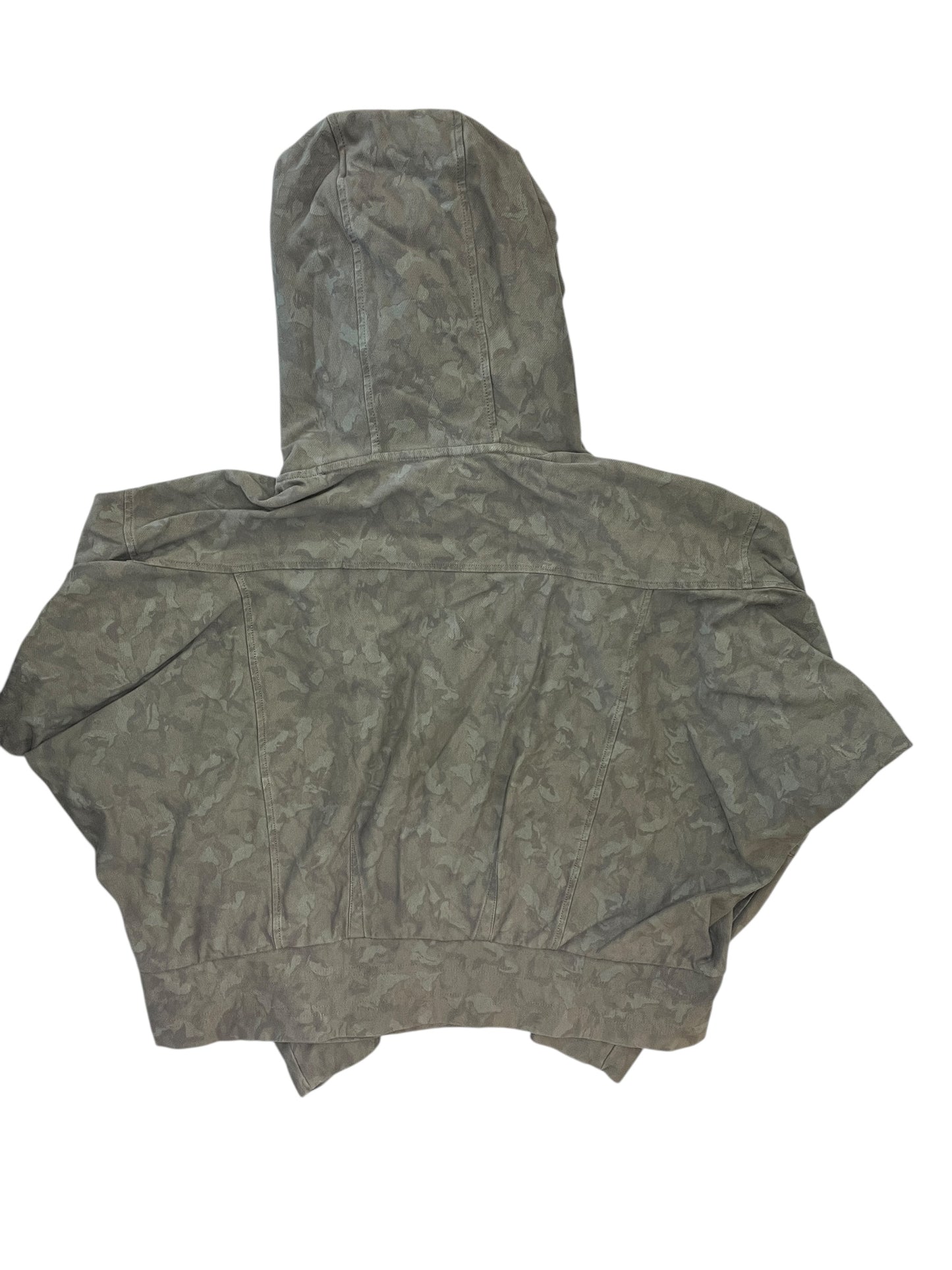 Sweatshirt Hoodie By Athleta In Green, Size:M