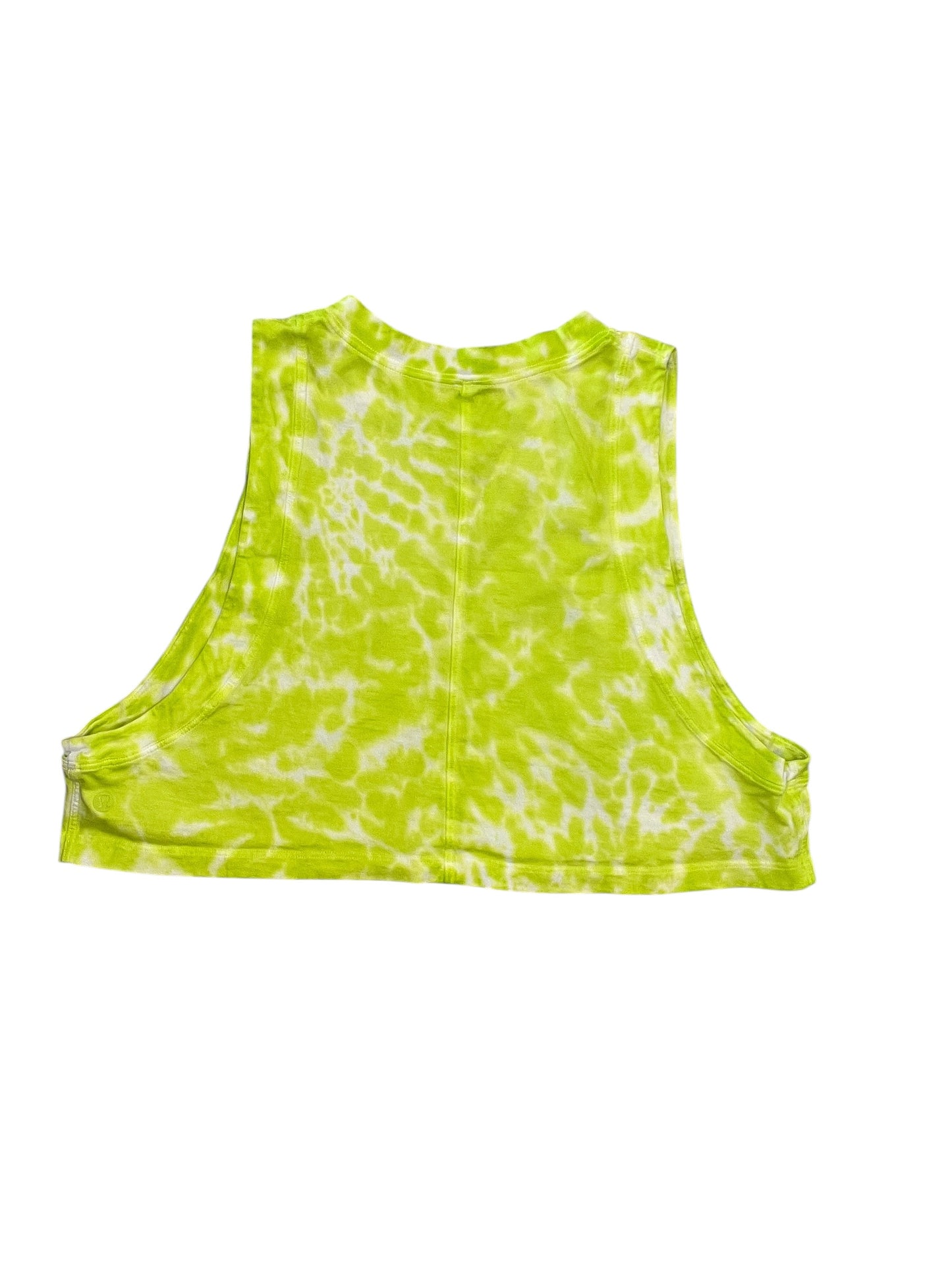 Athletic Tank Top By Lululemon In Yellow, Size:S
