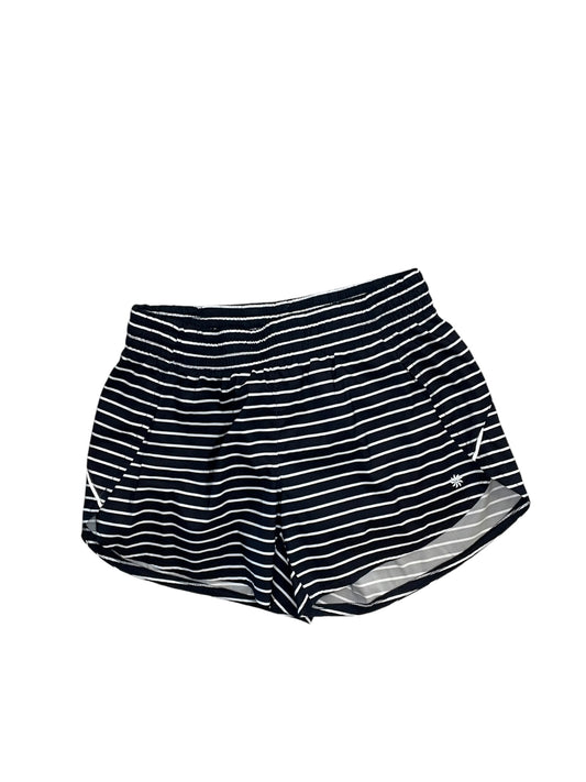 Athletic Shorts By Athleta In Striped Pattern, Size:M