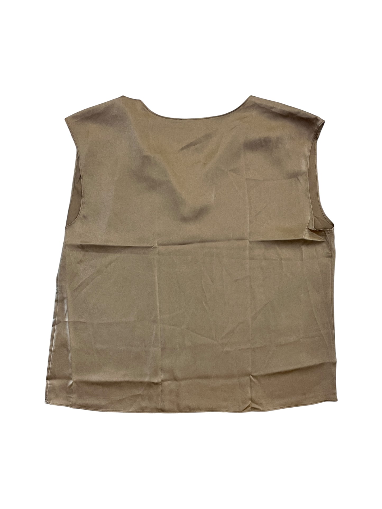 Blouse Ss By Banana Republic In Bronze, Size:Xl