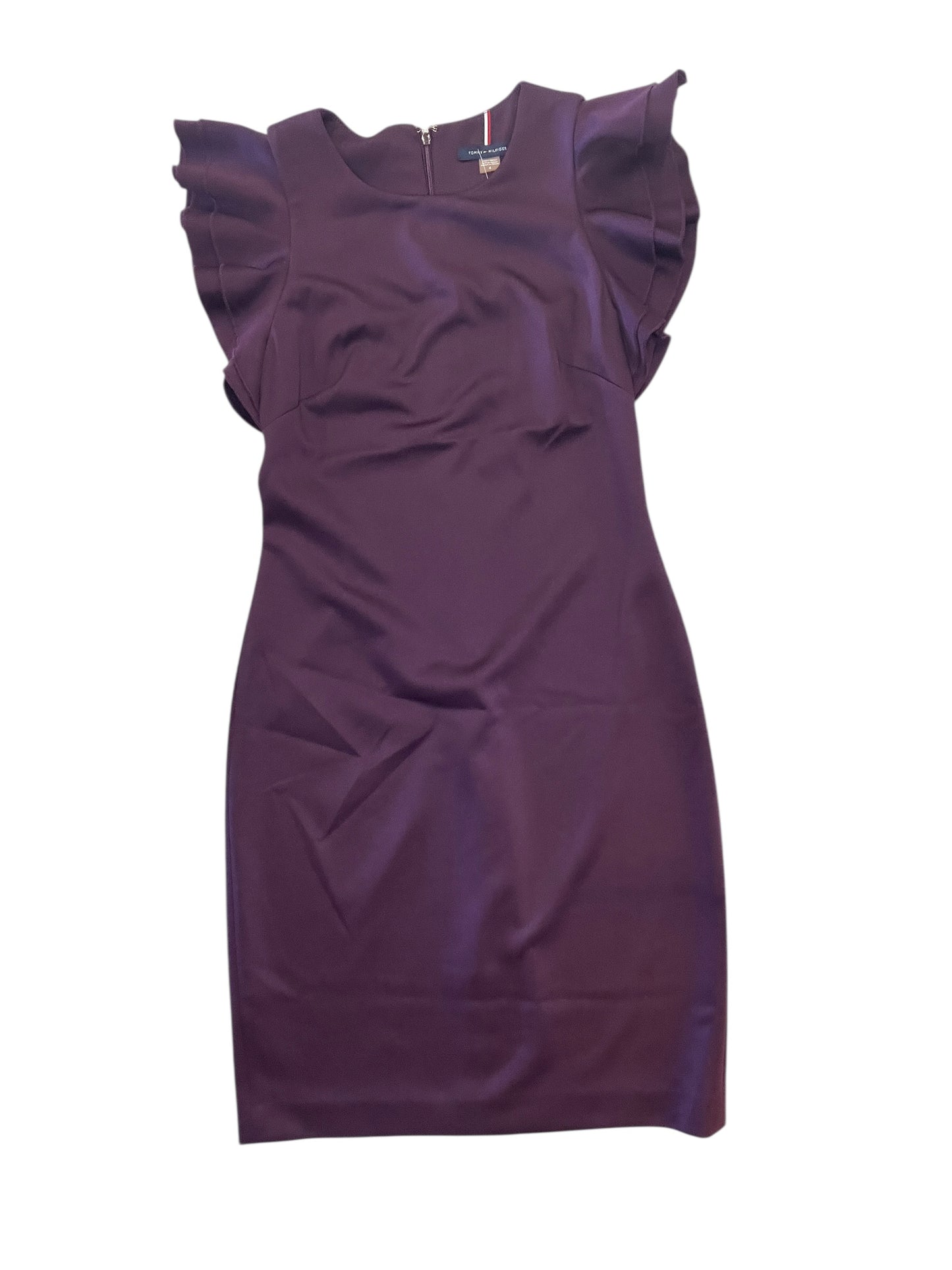 Dress Work By Tommy Hilfiger In Purple, Size:S