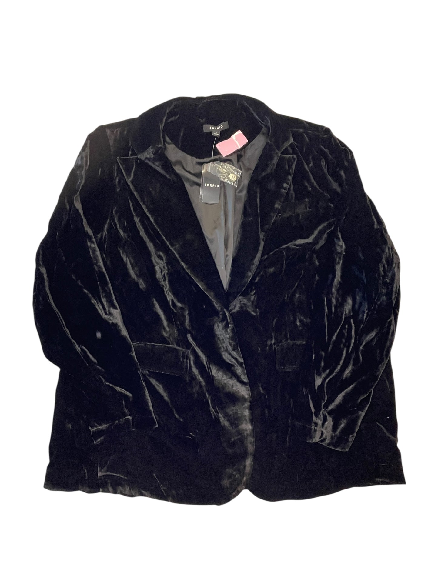 Blazer By Torrid In Black, Size:1X