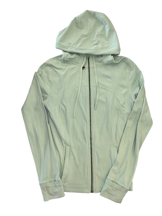 Athletic Jacket By Lululemon In Green, Size:M