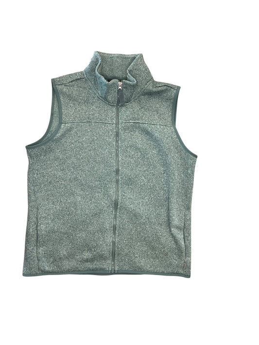 Vest Fleece By Eddie Bauer In Green, Size:L