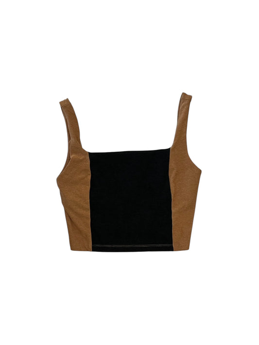 Athletic Bra By Beyond Yoga In Black & Brown, Size:S