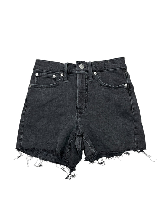 Shorts By Madewell In Black Denim, Size:Xs