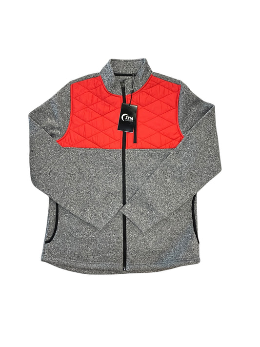 Athletic Jacket By Zyia In Grey, Size:Xl