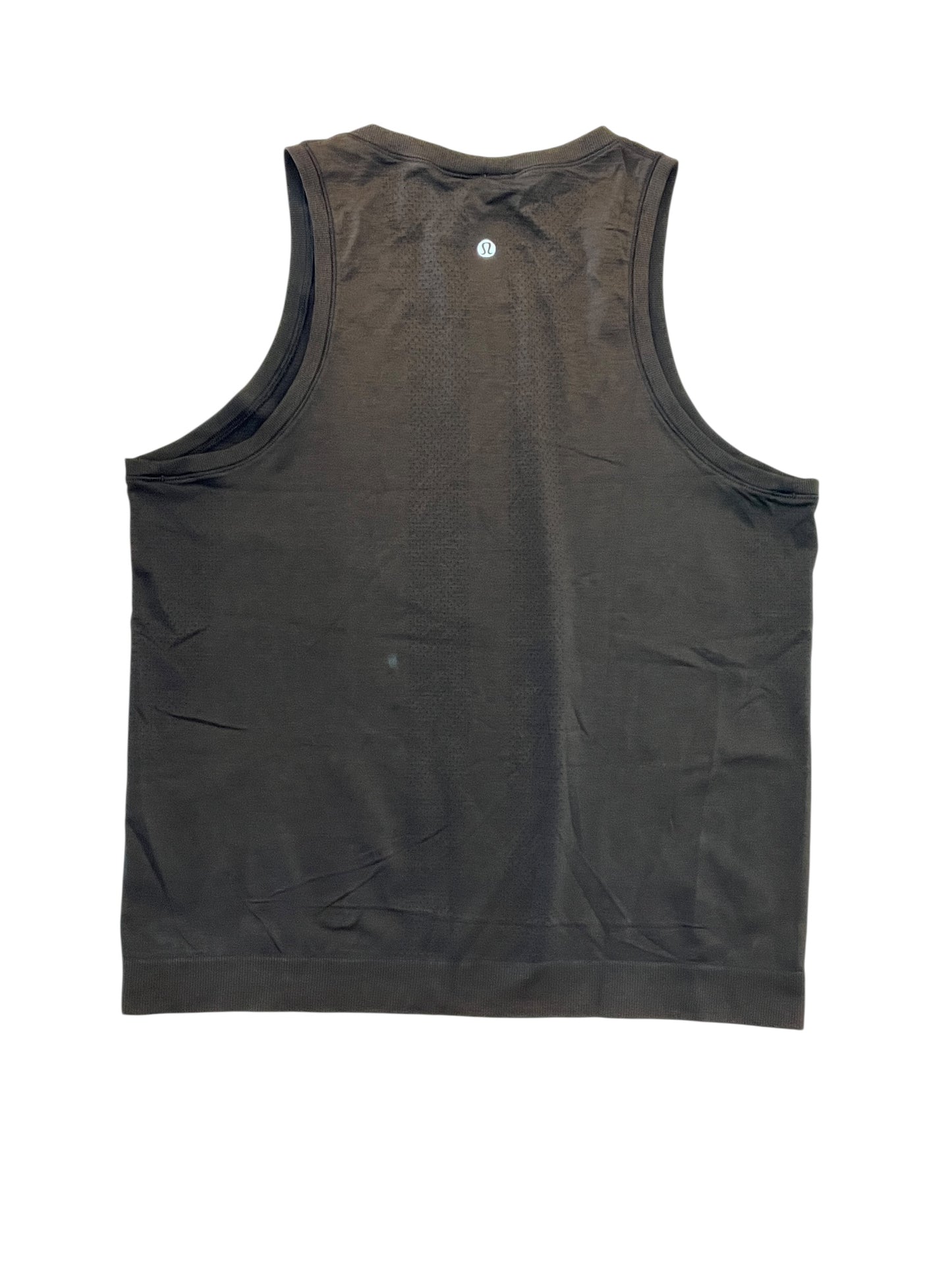 Athletic Tank Top By Lululemon In Brown, Size:L