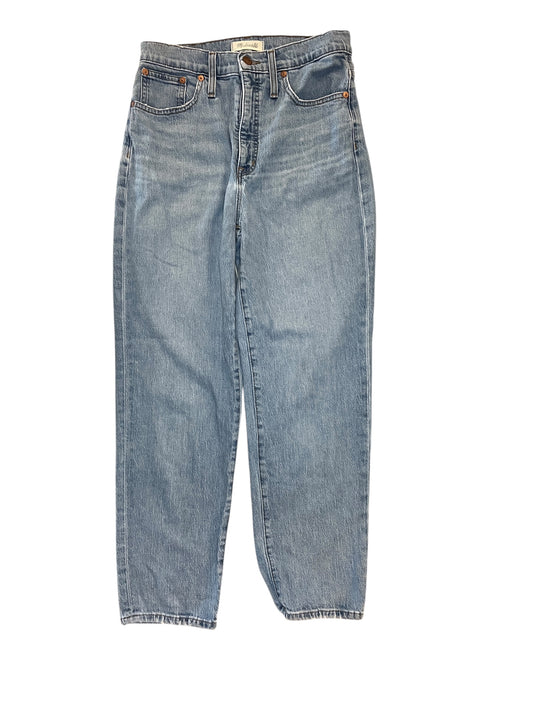 Jeans Straight By Madewell In Blue Denim, Size:6