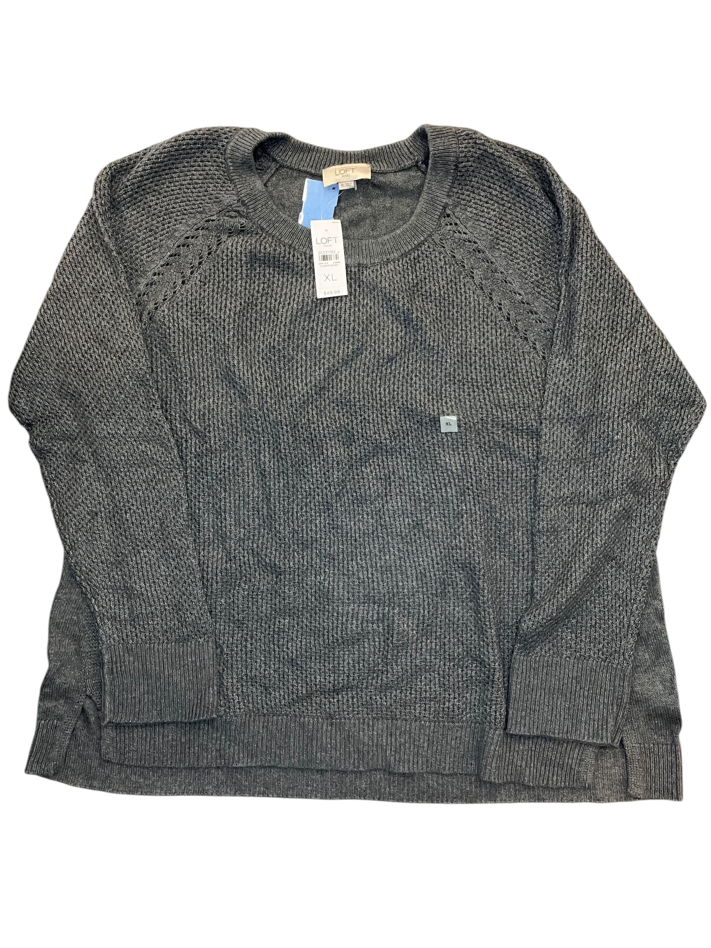 Top Ls By Loft In Grey, Size:Xl