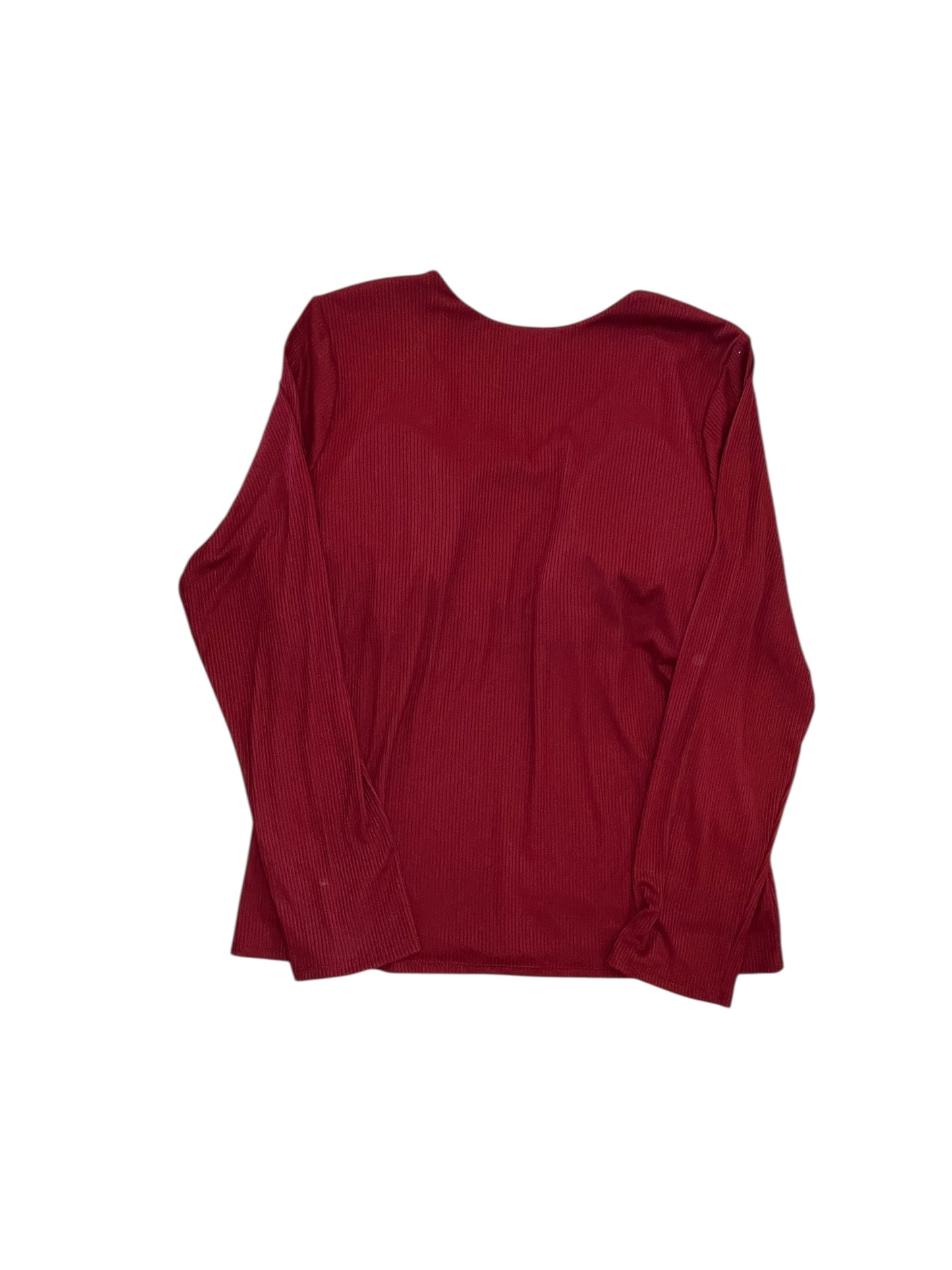 Top Ls By 7Th Ray In Orange, Size:2X