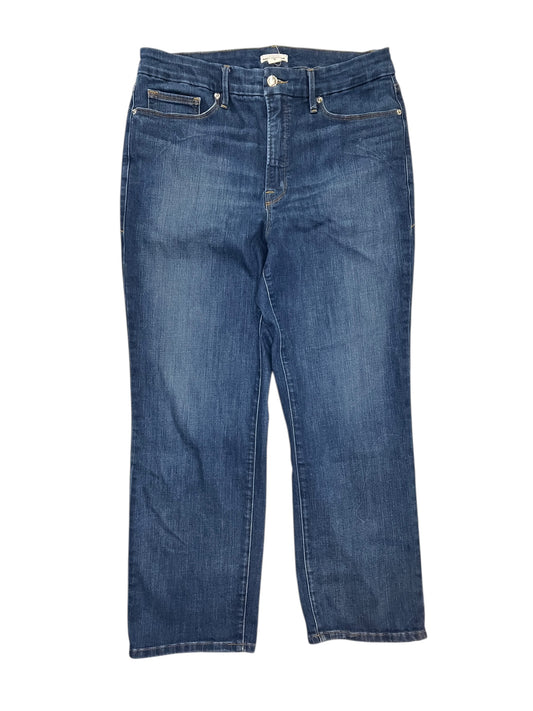 Jeans Wide Leg By Good American In Blue Denim, Size:16