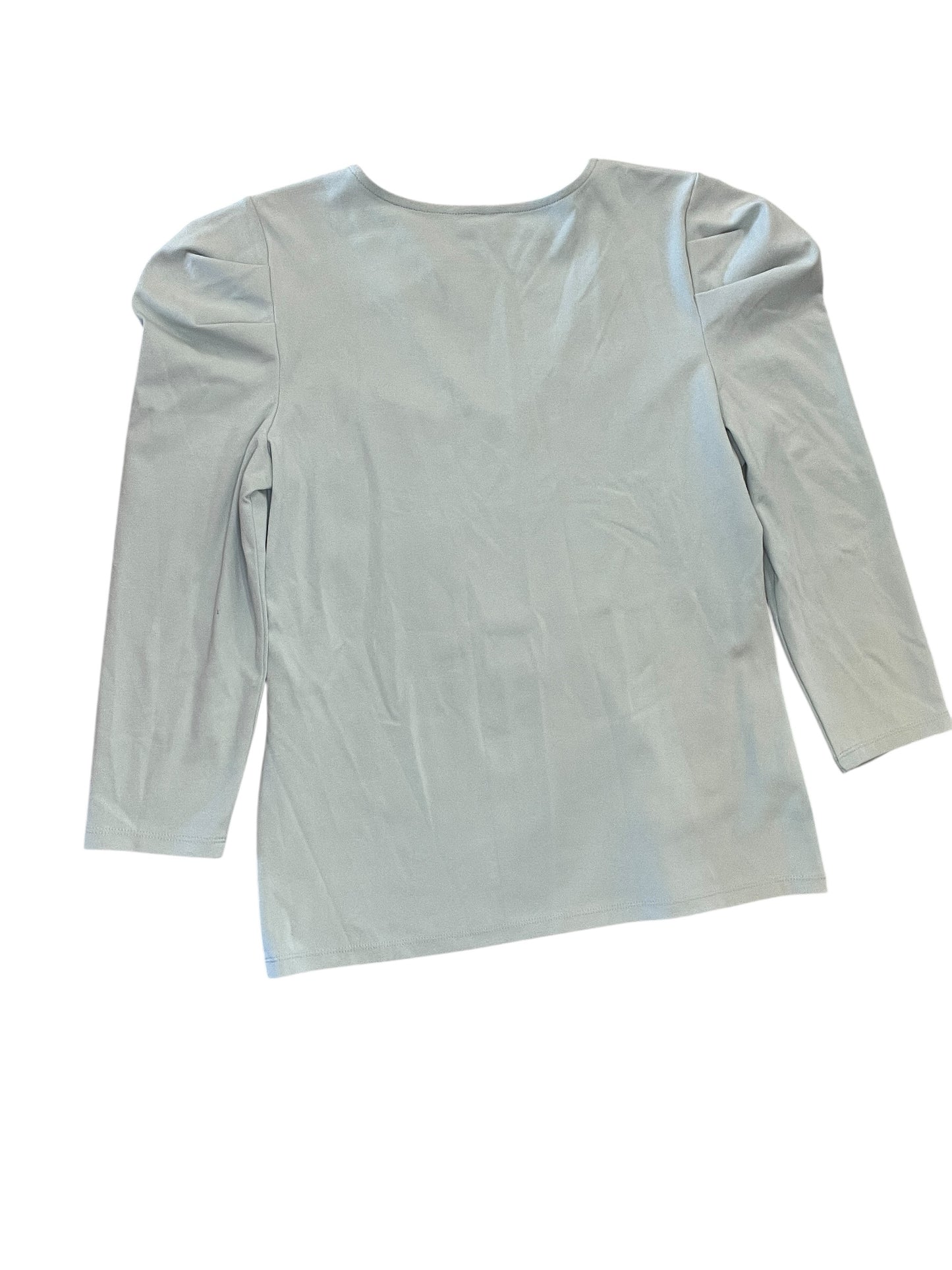 Top 3/4 Sleeve By Ann Taylor In Green, Size:M