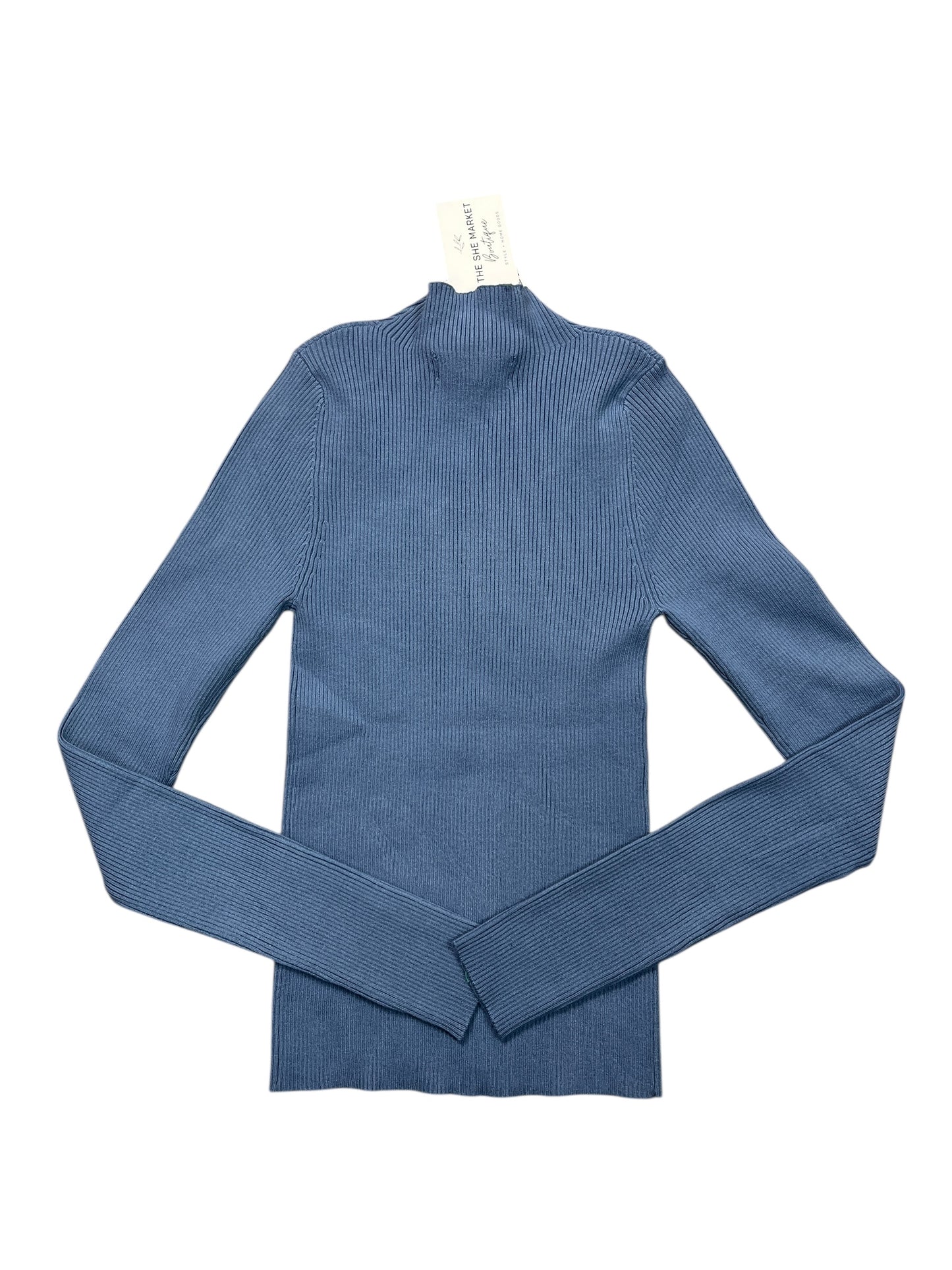 Top Ls By Double Zero In Blue, Size:M