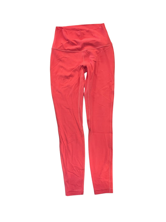 Athletic Leggings By Lululemon In Pink, Size:S