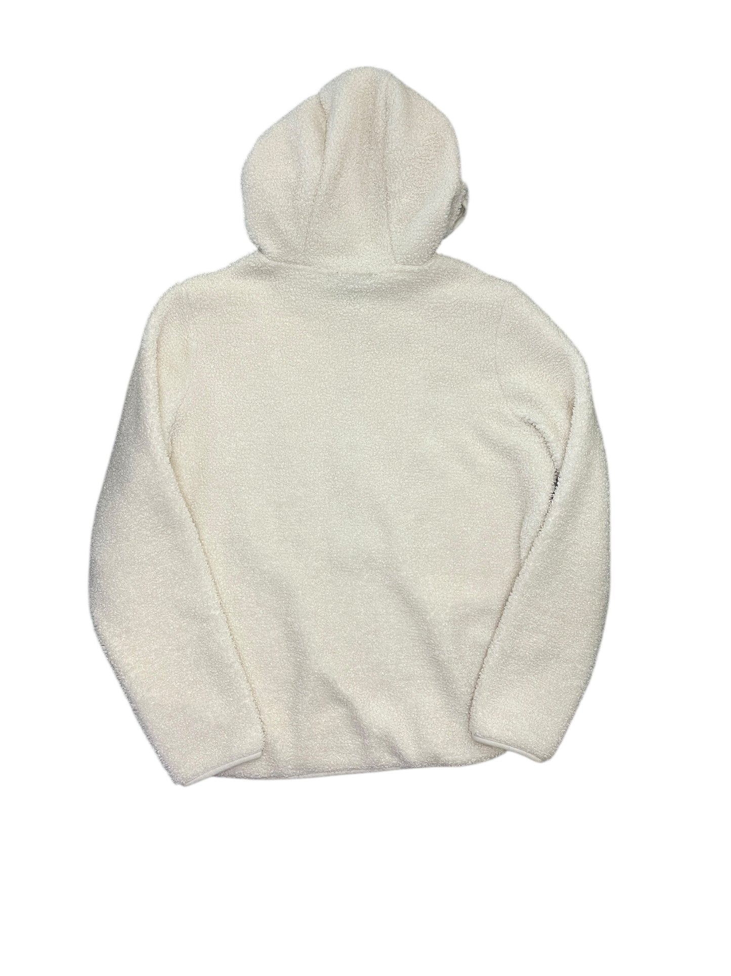 Jacket Faux Fur & Sherpa By Banana Republic In Cream, Size:M