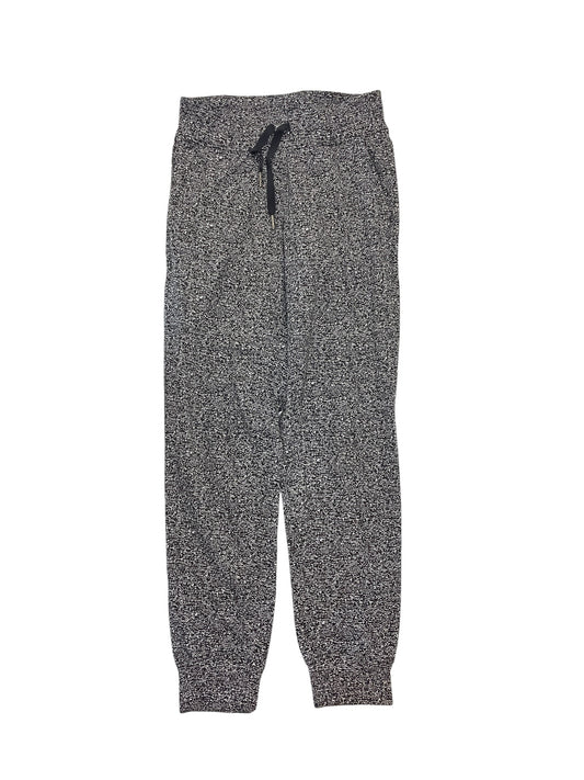 Athletic Pants By Lululemon In Black & White, Size:S