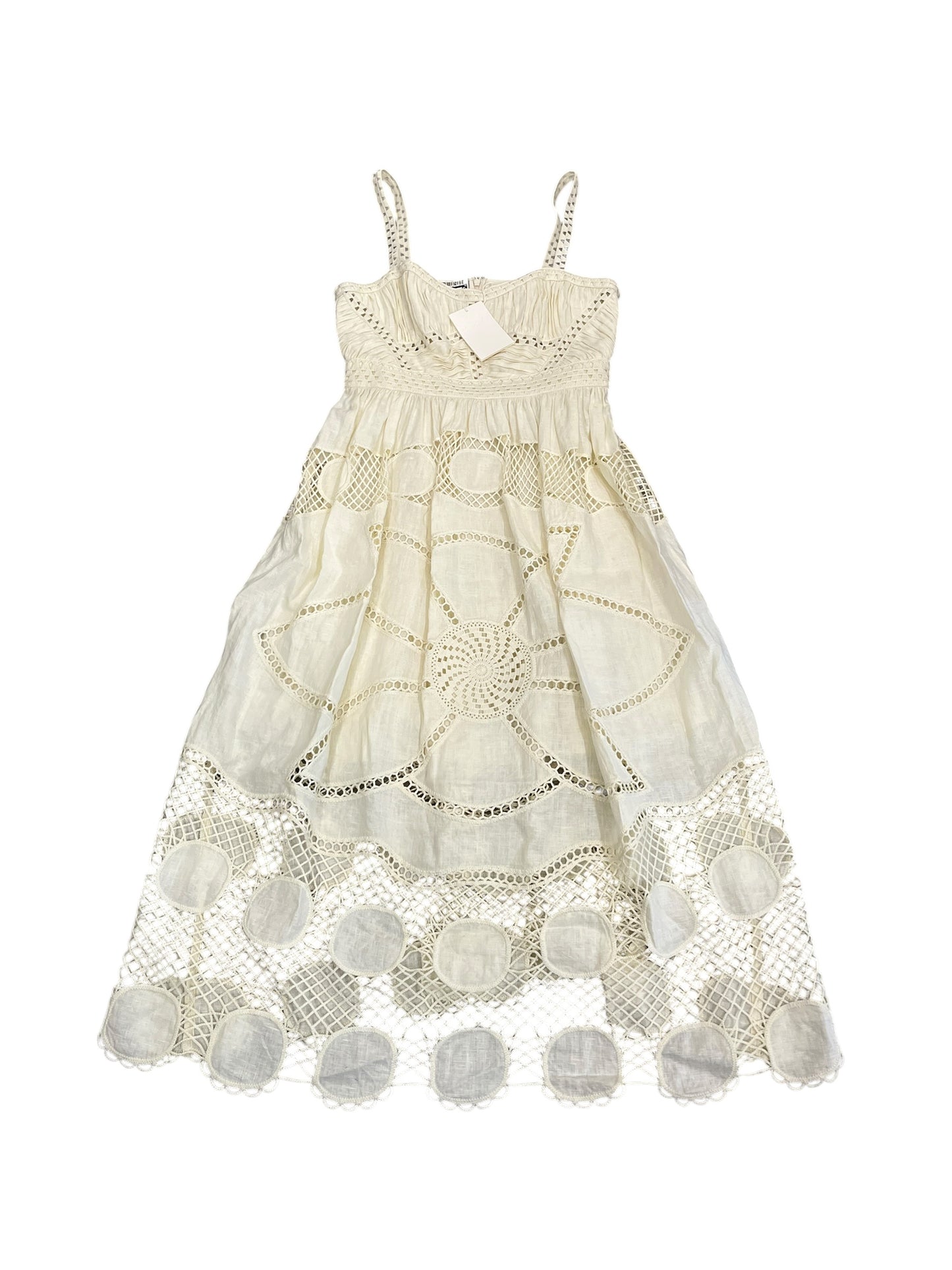 Dress Party Midi By Ulla Johnson In White, Size:M