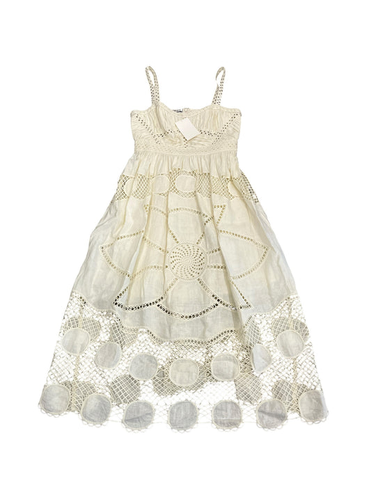 Dress Party Midi By Ulla Johnson In White, Size:M