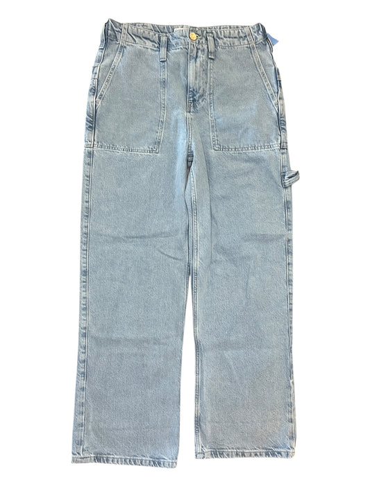 Jeans Wide Leg By We The Free In Blue Denim, Size:6