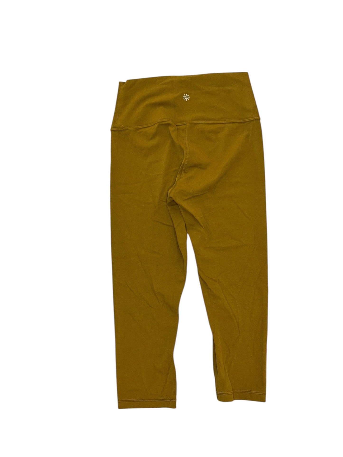 Athletic Leggings Capris By Athleta In Yellow, Size:S