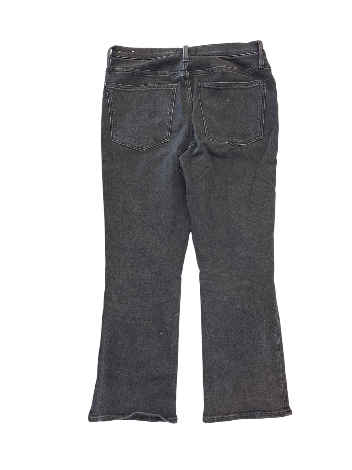Jeans Wide Leg By Madewell In Black Denim, Size:10
