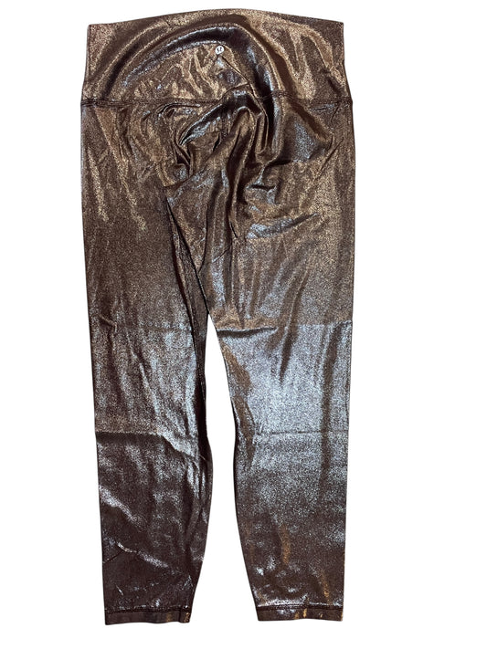 Athletic Leggings Capris By Athleta In Brown, Size:L