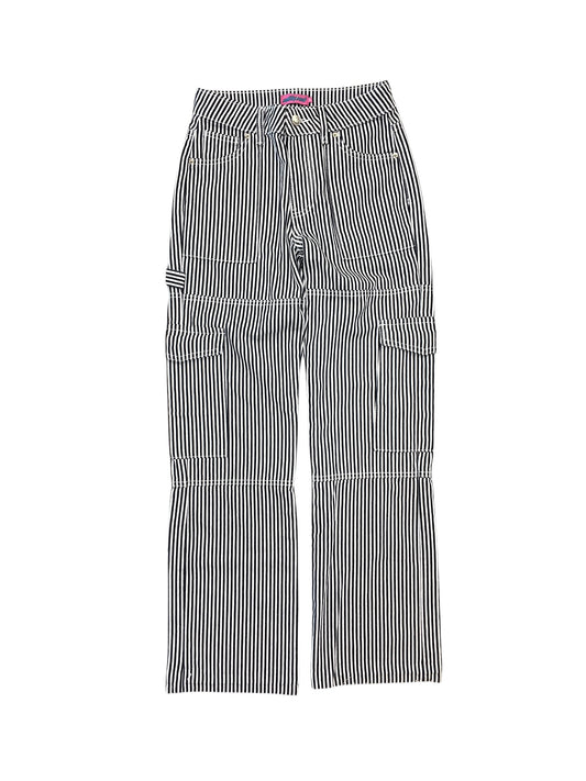 Pants Cargo & Utility By Edikted In Striped Pattern, Size:Xs