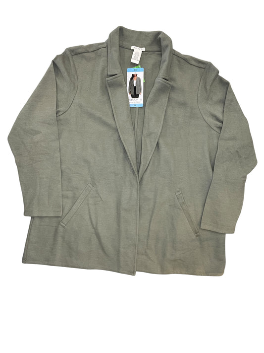 Cardigan By Matty M In Green, Size:3X