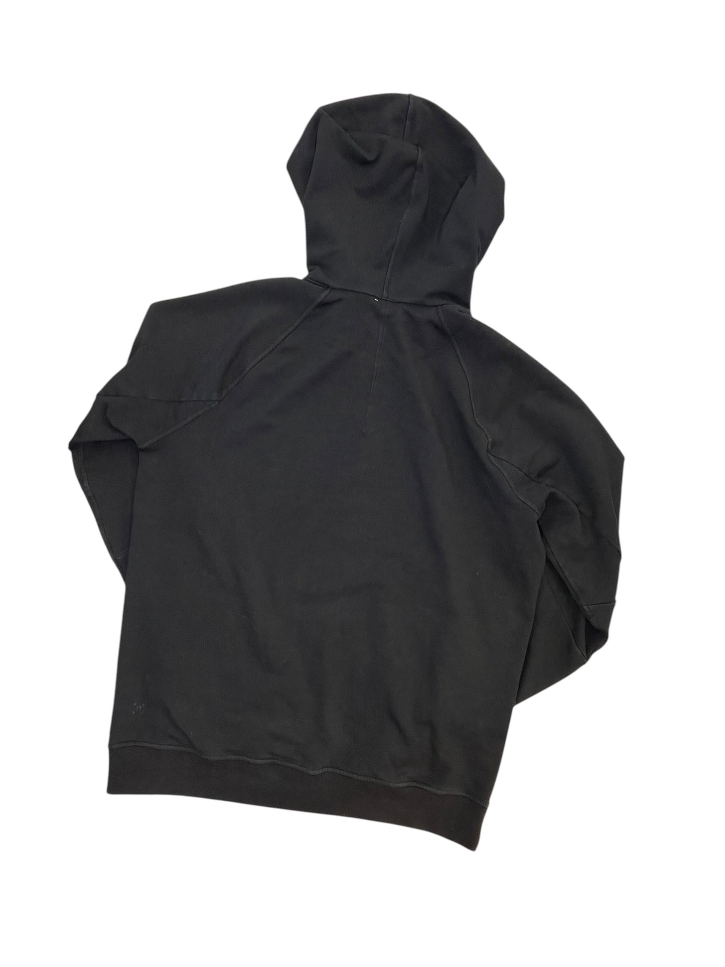 Athletic Sweatshirt Hoodie By Lululemon In Black, Size:M
