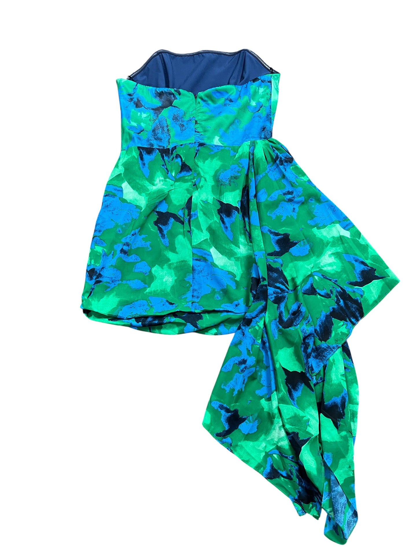 Dress Party Short By Fore In Blue & Green, Size:L